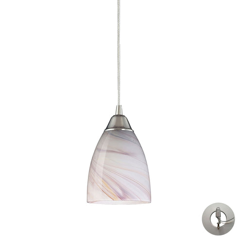 Elk Pierra MINI PENDANT in Satin Nickel Finish Model: 527-1CR-LA