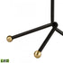 Elk Pine Plains 25 Inch High 1 Light Table Lamp in Black Includes LED Bulb Model: 77205-LED