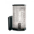 Elk Polygon 12.75 Inch High 1 Light Outdoor Sconce in Matte Black Model: 1176-MB-WAV