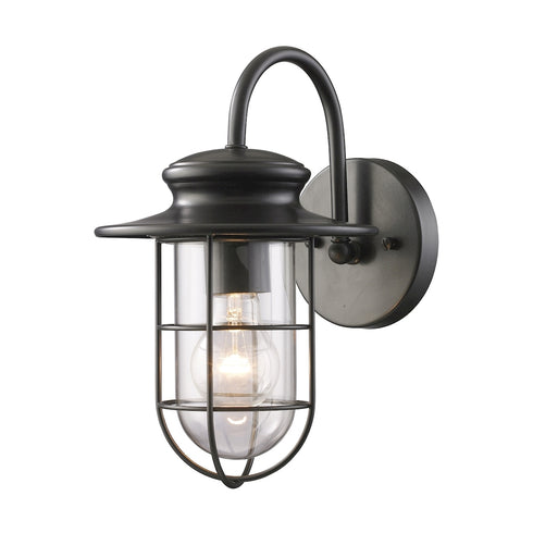 Elk Portside SCONCE in Matte Black Finish Model: 42284/1