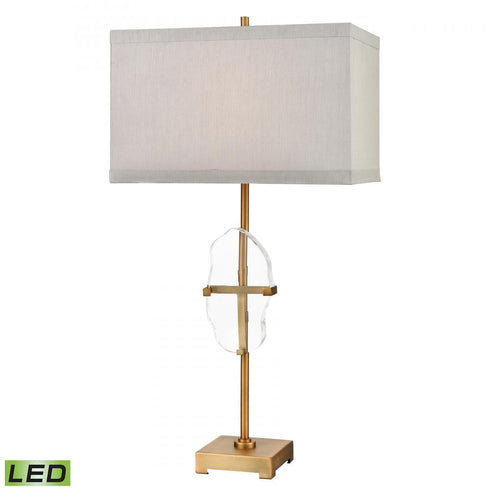 Elk Priorato 34 Inch High 1 Light Table Lamp Cafe Bronze Includes LED Bulb in Clear Finish Model: D3645-LED