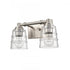 Elk Pulsate 13 Inch Wide 2 Light Vanity Light in Satin Nickel Model: 67961/2