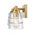 Elk Pulsate 21.5 Inch Wide 3 Light Vanity Light in Satin Brass Model: 67972/3