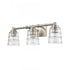 Elk Pulsate 21.5 Inch Wide 3 Light Vanity Light in Satin Nickel Model: 67962/3
