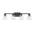 Elk Pulsate 30.25 Inch Wide 4 Light Vanity Light in Matte Black Model: 67983/4