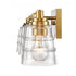 Elk Pulsate 30.25 Inch Wide 4 Light Vanity Light in Satin Brass Model: 67973/4