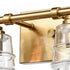 Elk Pulsate 30.25 Inch Wide 4 Light Vanity Light in Satin Brass Model: 67973/4