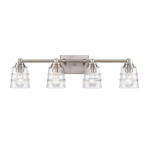 Elk Pulsate 30.25 Inch Wide 4 Light Vanity Light in Satin Nickel Model: 67963/4