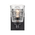 Elk Pulsate 4.5 Inch Wide 1 Light Vanity Light in Matte Black Model: 67980/1