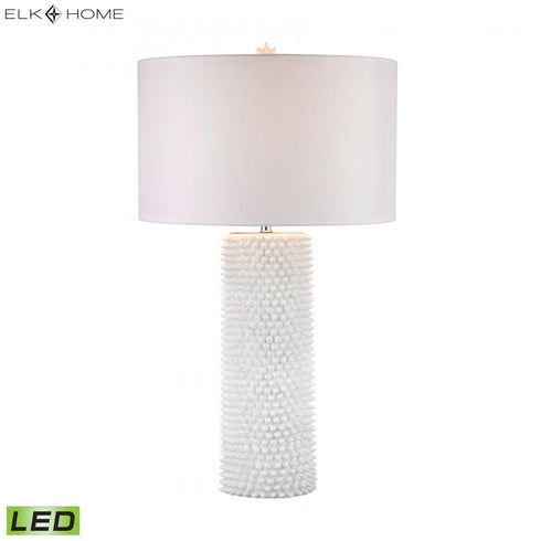 Elk Punk TABLE LAMP in White Finish Model: D2767-LED