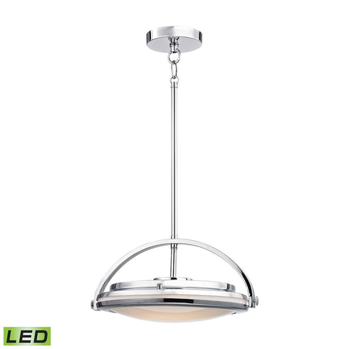 Elk Quincy 1 Light PENDANT in Chrome Finish Model: LC411-PW-15