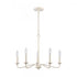 Elk Quinn 24 Inch Wide 5 Light Chandelier in Antique White Model: EC89686/5