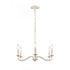 Elk Quinn 30 Inch Wide 6 Light Chandelier in Antique White Model: EC89688/6