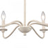 Elk Quinn 30 Inch Wide 6 Light Chandelier in Antique White Model: EC89688/6