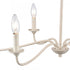Elk Quinn 30 Inch Wide 6 Light Chandelier in Antique White Model: EC89688/6