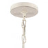 Elk Quinn 30 Inch Wide 6 Light Chandelier in Antique White Model: EC89688/6