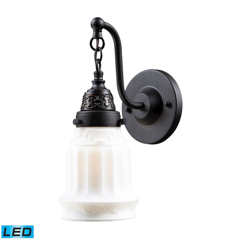 Elk Quinton Parlor SCONCE in Oiled Bronze Finish Model: 66210-1-LED