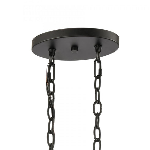 Elk Ramsey ISLAND LIGHT in Matte Black Finish Model: 75055/8