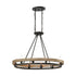 Elk Ramsey ISLAND LIGHT in Matte Black Finish Model: 75055/8