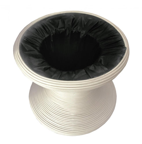 Elk Raven Stool White in Shoji White Finish Model: S0075-9988