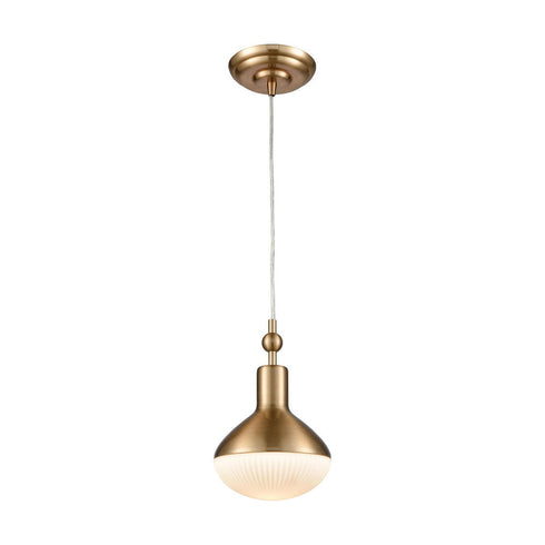 Elk Ravette 1 Light MINI PENDANT in Satin Brass Finish Model: 56633/1