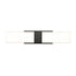 Elk Reciprocate 25 Inch Wide 2 Light Vanity Light in Matte Black Model: 81680/2