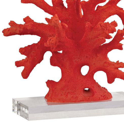 Elk Red Coral TABLE LAMP in Red Finish Model: D2493
