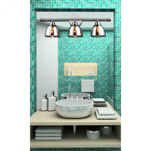 Elk Reflections VANITY LIGHT in Polished Chrome Finish Model: 10072/3