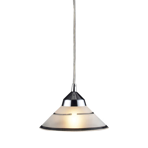 Elk Refraction MINI PENDANT in Polished Chrome Finish Model: 1477/1
