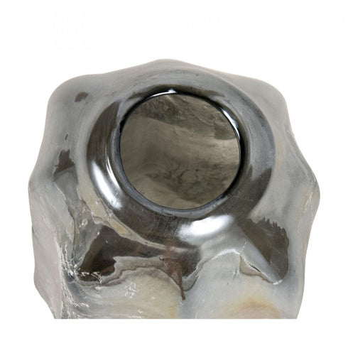Elk Regard VASE JAR BOTTLE in Metallic Silver Finish Model: S0047-8081