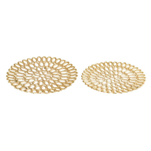 Elk Regina Tray Set of 2 in Gold (2 pack) (2 pack) Model: S0807-12078/S2