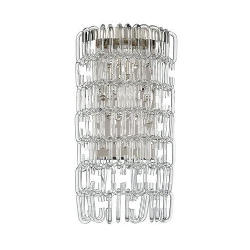 Elk Renaissance Invention 1 Light SCONCE in Polished Nickel Clear Clear Finish Model: D4266
