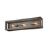 Elk Renaissance Invention 3 Light SCONCE in Aged Wood Weathered Zinc Clear Crystal Finish Model: D3999