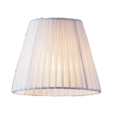 Elk Renaissance Mini Shade in White Pleated Fabric Model: 1058