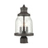 Elk Renford 3 Light POST MOUNT in Architectural Bronze Finish Model: 45424/3