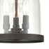 Elk Renford HANGING in Bronze Finish Model: 45423/3
