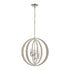 Elk Retro Rings CHANDELIER in Sandy Beechwood Finish Model: 82066/5
