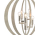 Elk Retro Rings CHANDELIER in Sandy Beechwood Finish Model: 82066/5