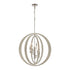 Elk Retro Rings CHANDELIER in Sandy Beechwood Finish Model: 82067/6