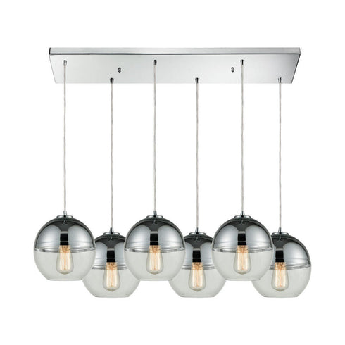 Elk Revelo 6 Light MINI PENDANT in Polished Chrome Finish Model: 10492/6RC