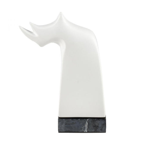 Elk Rhino ORNAMENTAL ACCESSORY (2 pack) (2 pack) in Matte White Finish Model: H0017-9156