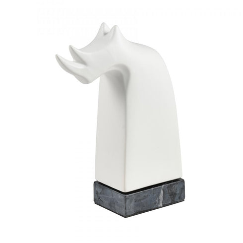 Elk Rhino ORNAMENTAL ACCESSORY (2 pack) (2 pack) in Matte White Finish Model: H0017-9156