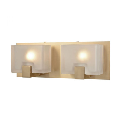 Elk Ridgecrest VANITY LIGHT in Satin Brass Finish Model: 11971/2