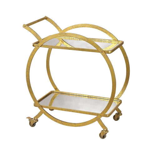 Elk Ring ACCENT TABLE in Gold Finish Model: 351-10212