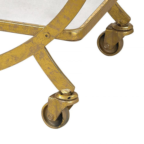 Elk Ring ACCENT TABLE in Gold Finish Model: 351-10212