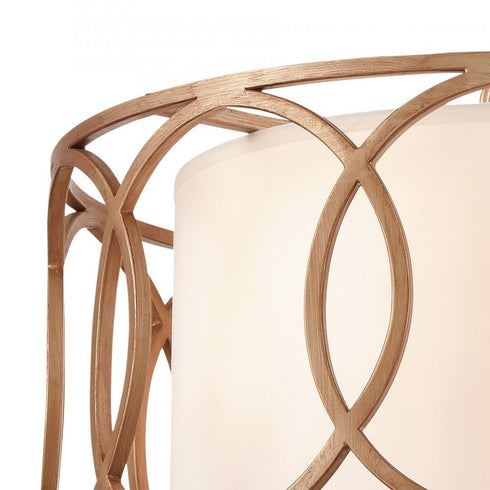 Elk Ringlets CHANDELIER in Golden Silver Finish Model: 33425/4