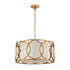 Elk Ringlets CHANDELIER in Golden Silver Finish Model: 33425/4