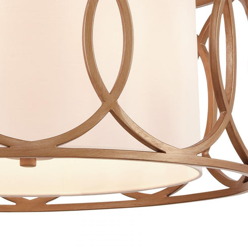 Elk Ringlets CHANDELIER in Golden Silver Finish Model: 33425/4