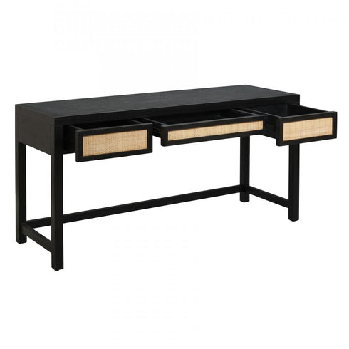 Elk Rio Desk Black in Checkmate Black Finish Model: S0075-9959