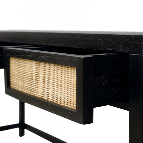 Elk Rio Desk Black in Checkmate Black Finish Model: S0075-9959
